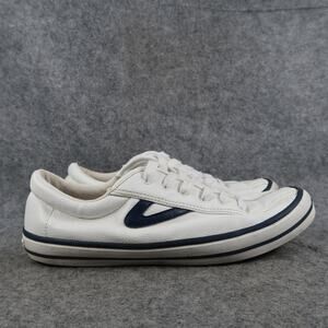 Tretorn Shoes Womens 7.5 Casual Sneakers Lace Up Trainer White Comfort Lifestyle